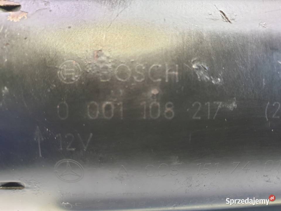 ROZRUSZNIK Mercedes W169 20 CDI ROZRUSZNIK Układ elektryczny silnika Rudka