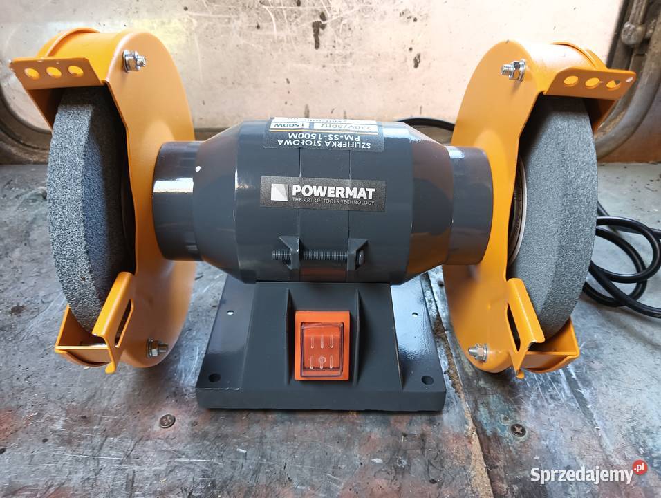 Szlifierka stołowa 1500W 230V kamień 150mm Szlifierki stołowe Wałbrzych sprzedam