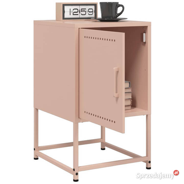 Szafki nocne 2 różowe 36x39x605 stal WM846449 Warszawa