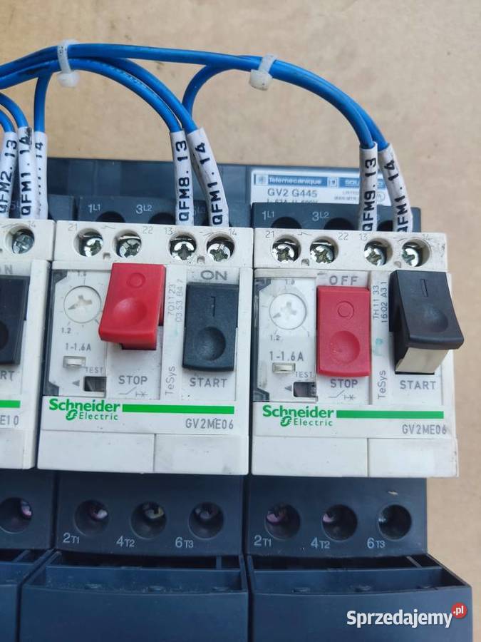 Zestaw Schneider Electric GV2ME 4x LC1D09 4x Kotlin