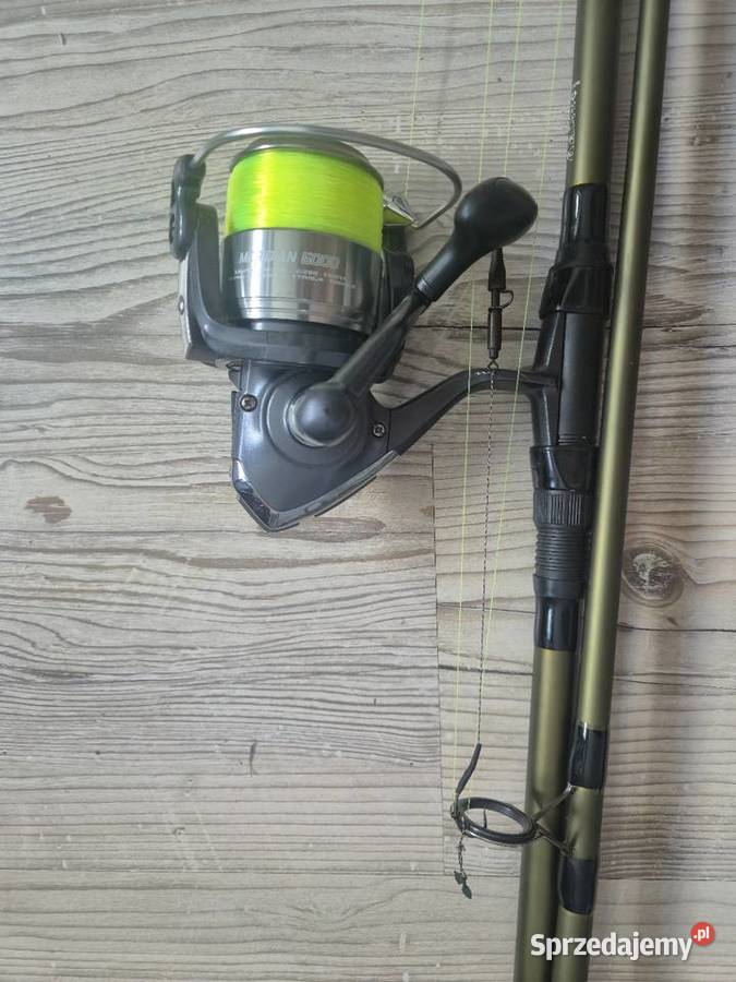 2x Wędka karpiowa Caperlan Xtrem 1 3x Kołowrotek