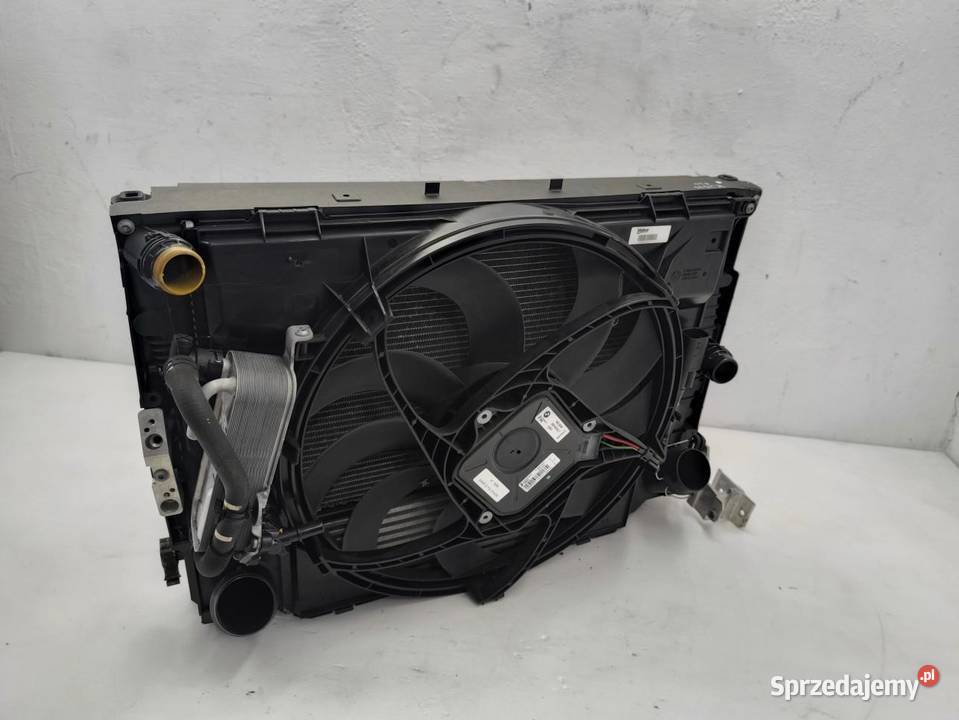 CHŁODNICE KOPLET WENTYLATOR BMW F20 16 116i 136 Motoryzacja