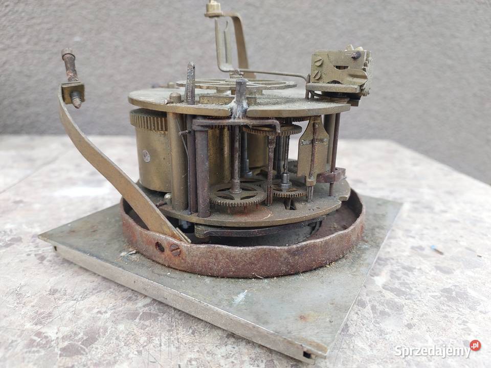 M079 Mechanizm starego zegara francuskiego pomorskie Tczew