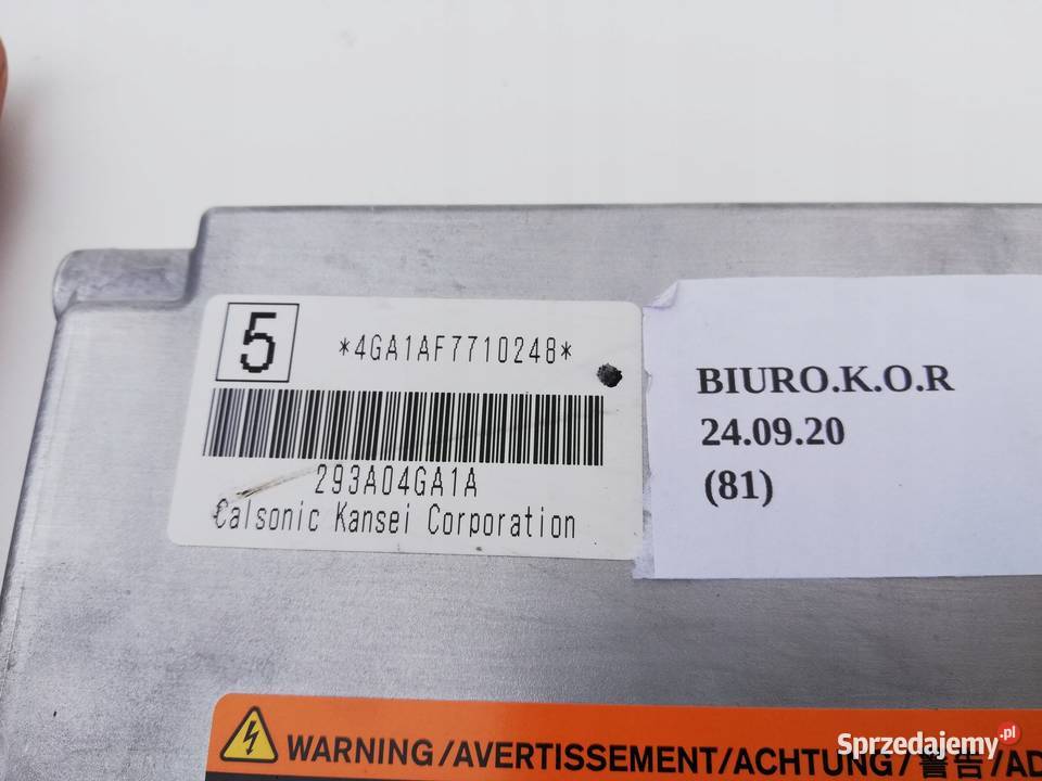 MODUŁ STEROWNIK AKUMULATORA INFINITI Q50 4GA1A wyposażenie elektryczne Nowy Tomyśl sprzedam