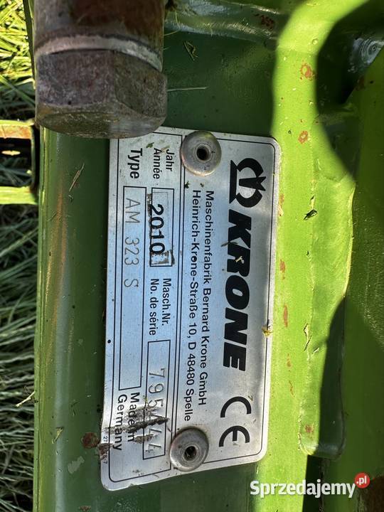 Kosiarka Krone AM323S Easy Cut Łopacianka