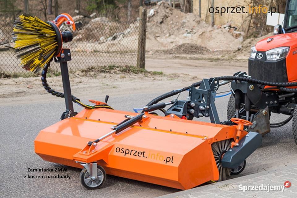 ZAMIATARKA ZMW 150 z koszem na odpady napęd WOM Wrocław