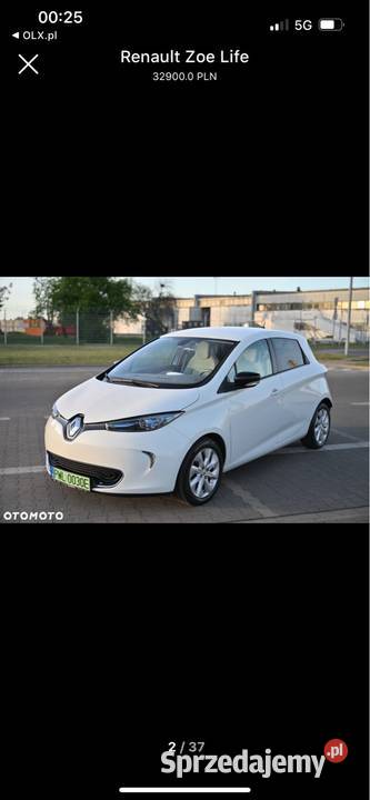 Renault Zoe elektryk Zamiana dolnośląskie Legnica