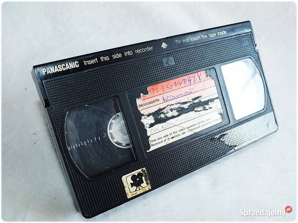 Kaseta VHS PANASCANIC 195 minut Nagrany Film VHS Żary sprzedam