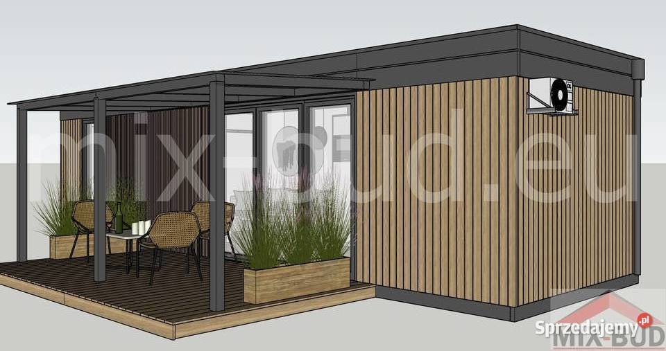 Dom modułowy EVA nowoczesny energooszczędny na wielkopolskie Kowanowo