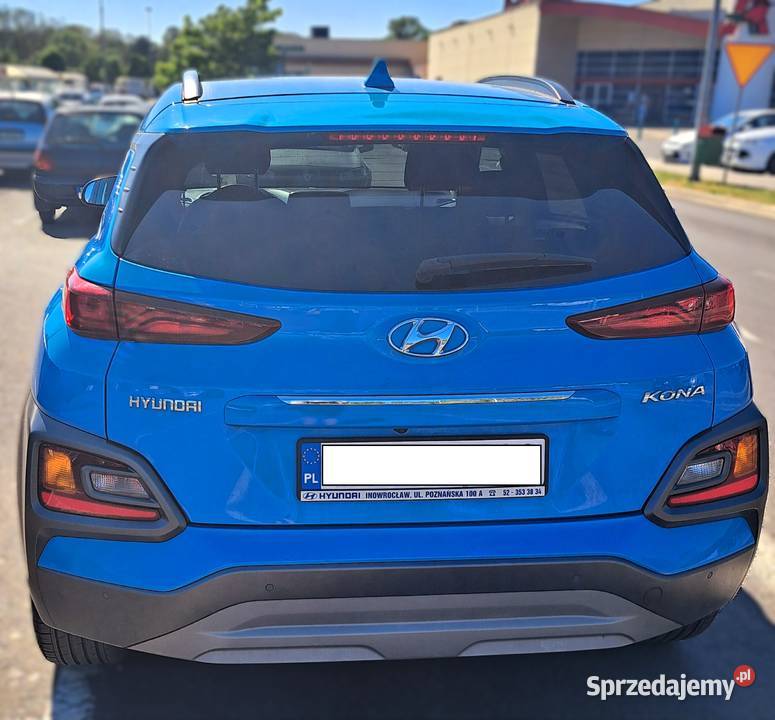 Hyundai Kona 16 TGDI wersja Style 2019 automatyczna Zielona Góra sprzedam