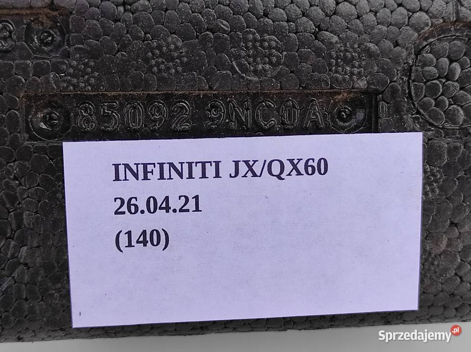 ABSORBER PIANKA TYŁ INFINITI QX60 JX Części samochodowe Nowy Tomyśl sprzedam