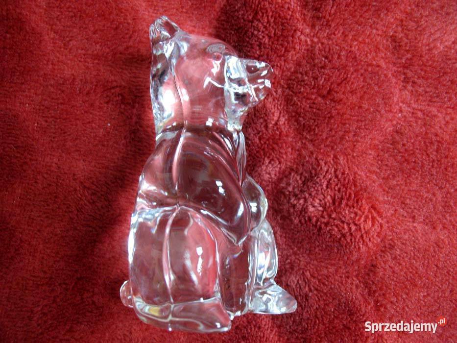 Miś Niedźwiadek przezroczysty figurka ze szkła 9 Figurki i rzeźby Siedlce sprzedam