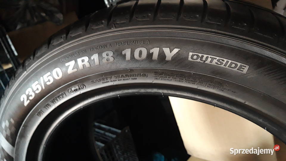 Opona letnia 23550ZR18 101Y Kumho Ecsta 71 Y do 300 km/h Głuchołazy
