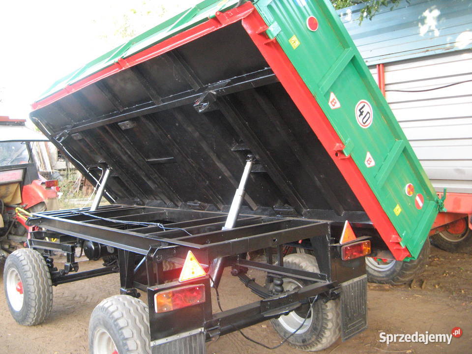 przyczepa d46 d35 d732 2 stronny wywrot stan