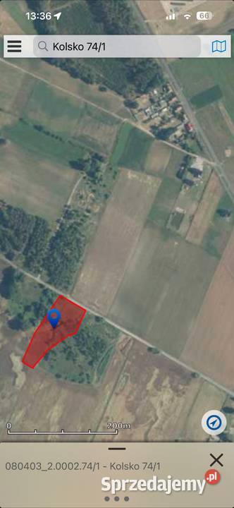 Działka drodze asfaltowej