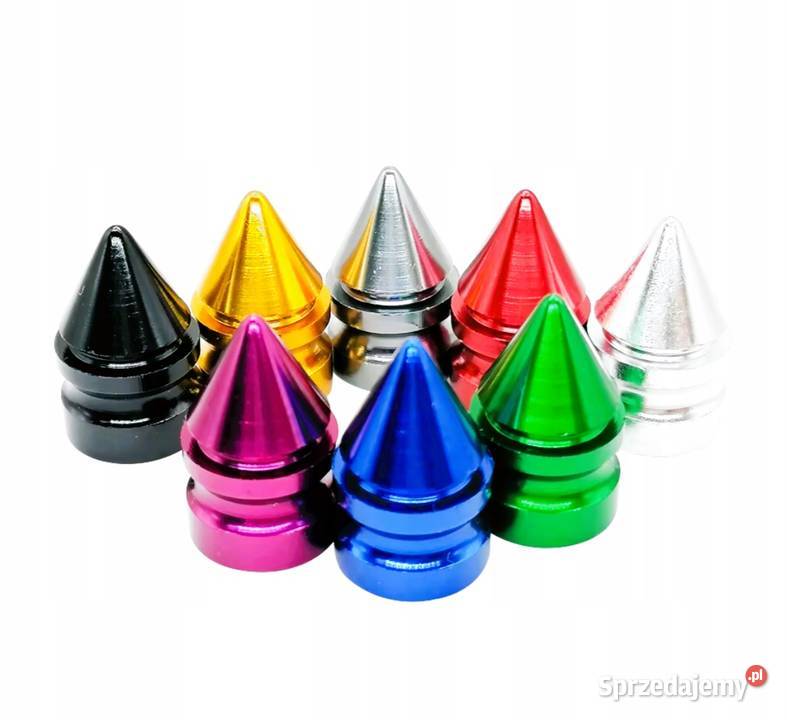 Nakrętki Na Wentyle SZARE Czapki Opon Kapturki