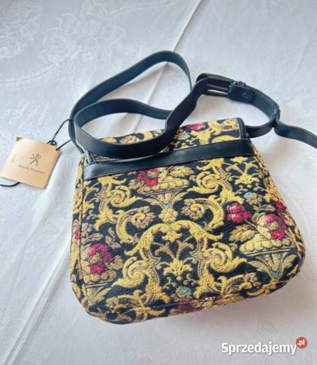 Torebka gobelinowa vintage nowa z metką Dla kobiet Kraków sprzedam