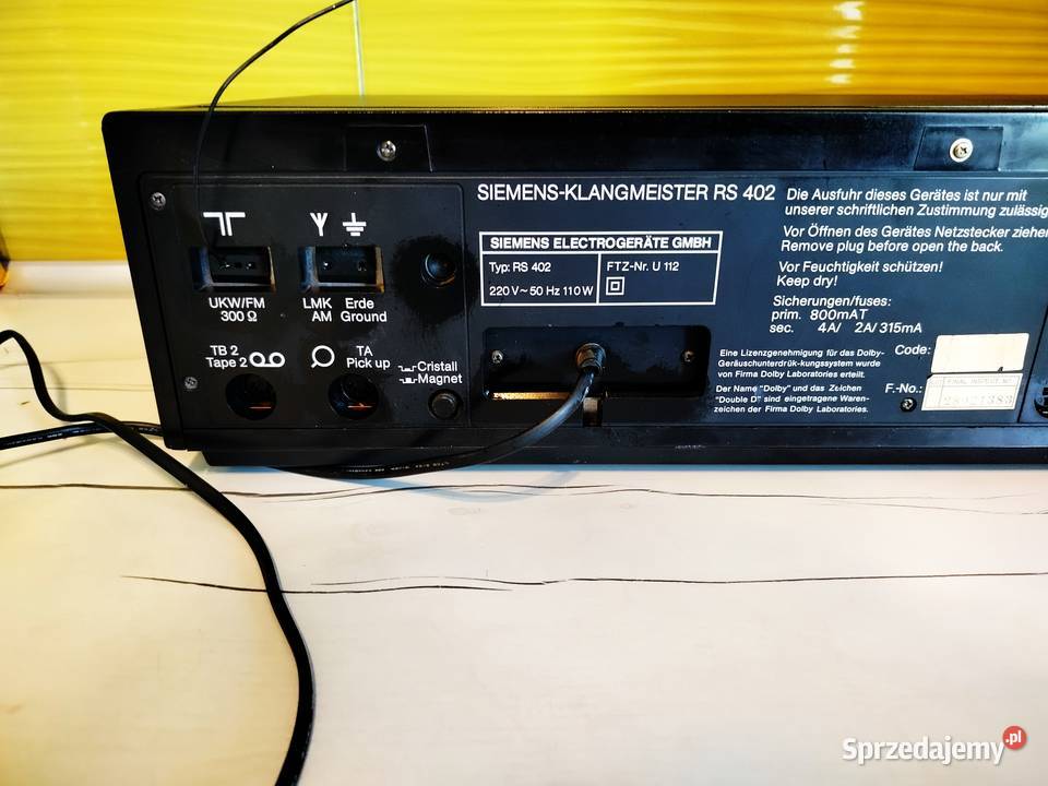 Amplituner z magnetofonem sprawne Mińsk Mazowiecki sprzedam