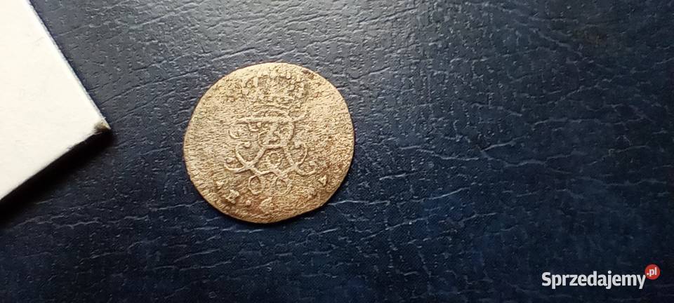 Stare monety 3 fenig 1735 Niemcy srebro Lesko