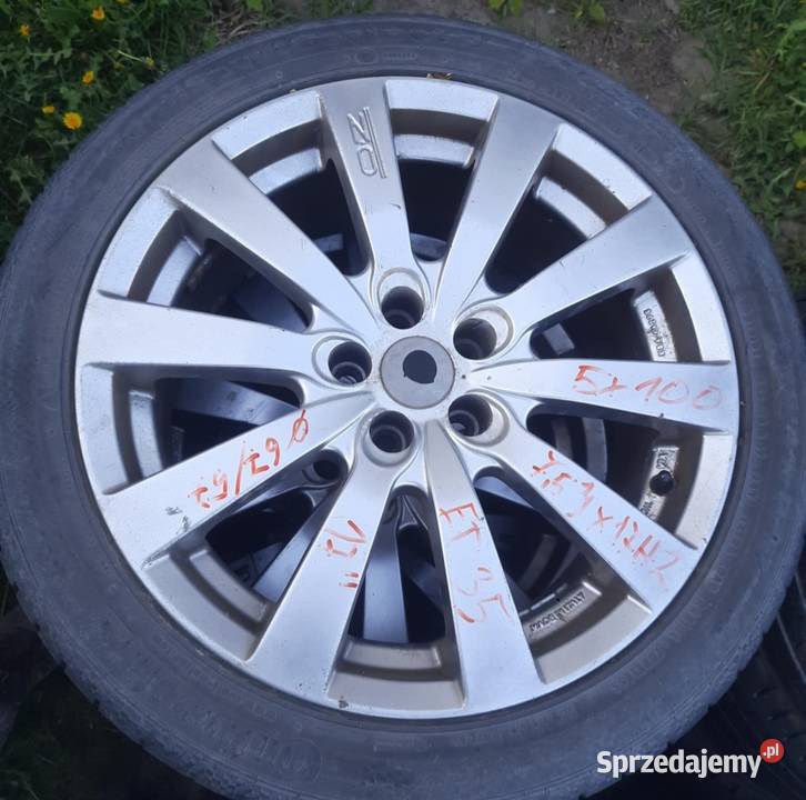 Koła felgi aluminiowe 5x100 17 Opony i felgi sprzedam