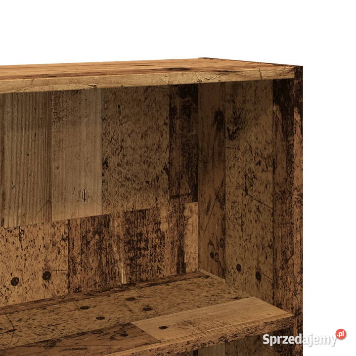Regał stare drewno 80x24x143 materiał