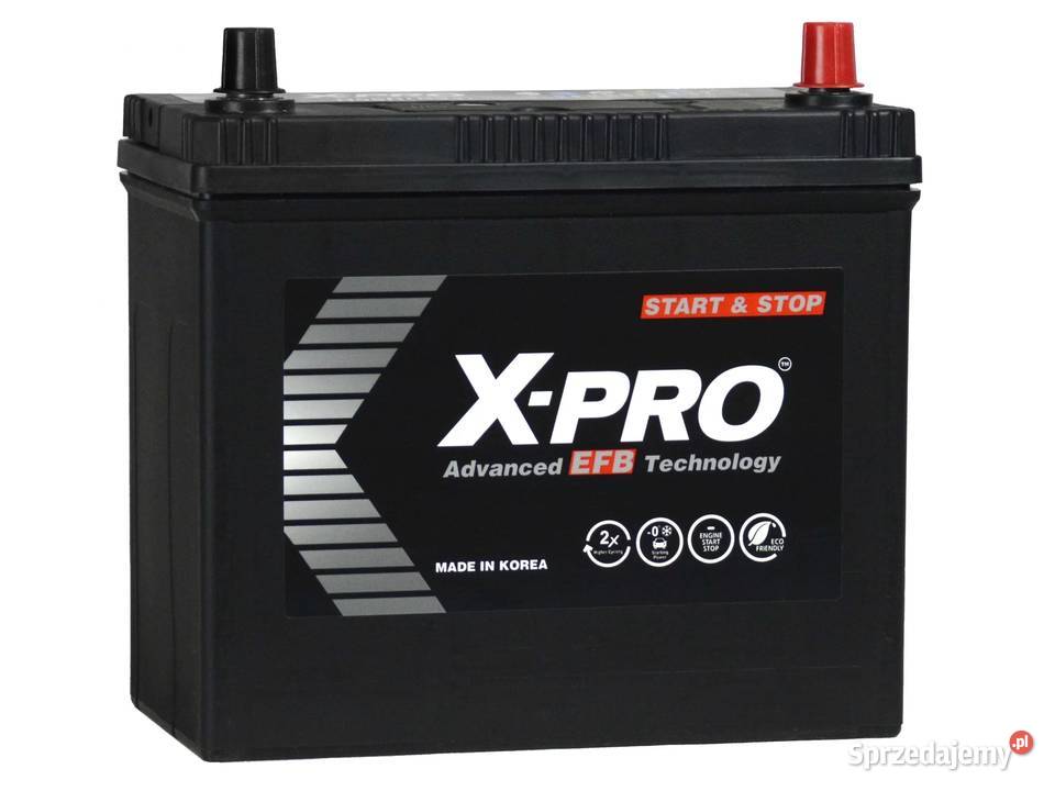 Akumulator XPRO EFB 45Ah 460A EN Japan Prawy Radom