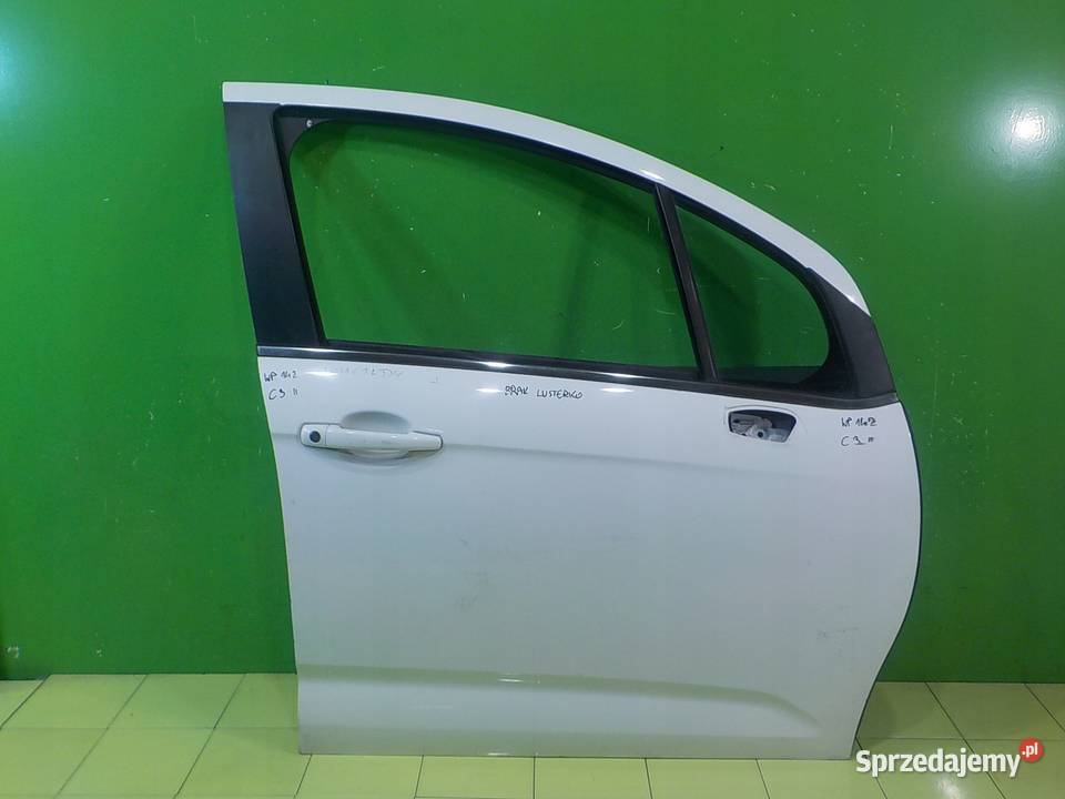 CITROEN C3 II 14 VTI 11r HB 5D drzwi prawe przod osobowe