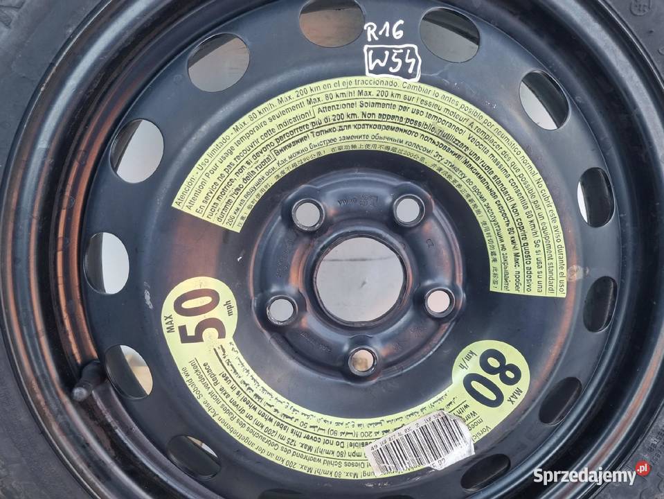 KOŁO DOJAZDOWE Audi Seat Vw Golf VI dojazdówka Chełm