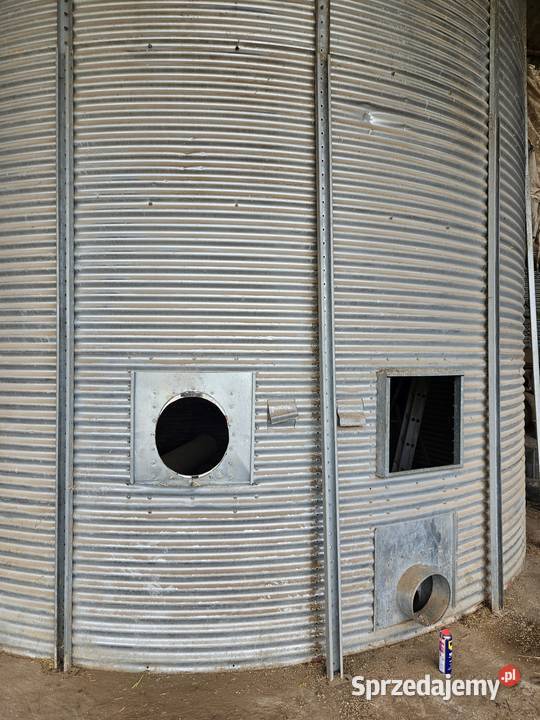 Silos zbożowy 150180 ton w Ocynku Gruba Blacha śląskie Turów