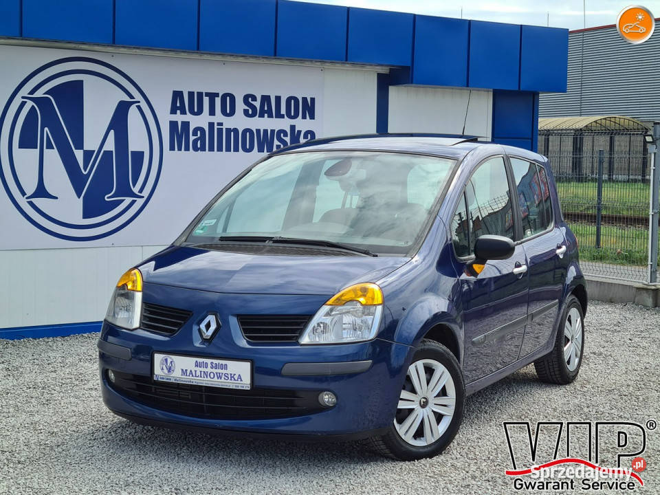 Renault Modus Szyberdach Klimatyzacja Halogeny kurtyny powietrzne Wągrowiec