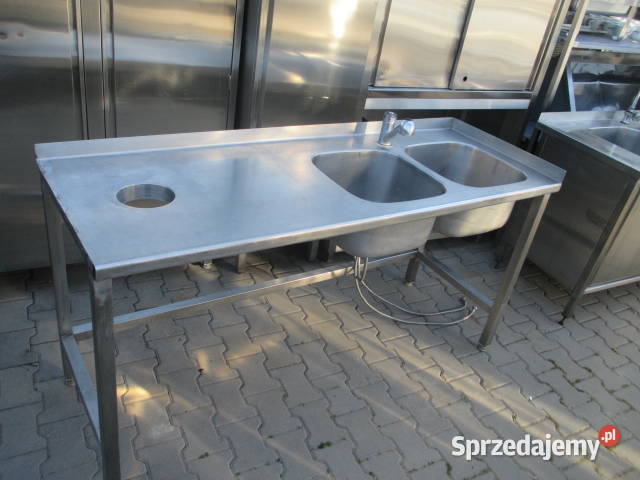 Zlew Gastronomiczny 2 Komorowy Z Otworem Na Ostrów Wielkopolski