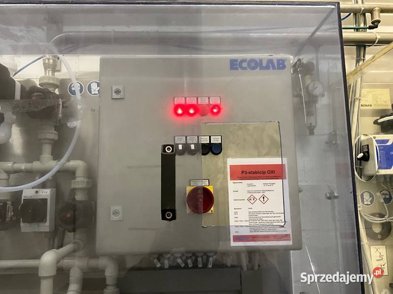 System dozowania H2O2 Boostera Ecolab pompki Sława