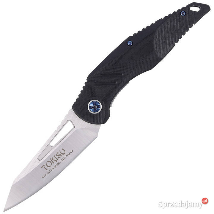 Nóż składany TOKISU Tactical Black G10 Satin Warszawa