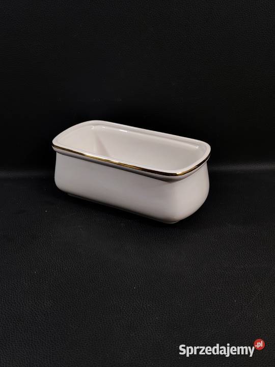 Ceramiczna osłonka kaktusiarka vintage lata 6070 Poddębice