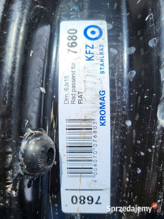 Felgi stalowe KROMAG KFZ STAHLRAG 7680 6Jx15 dot Otwock