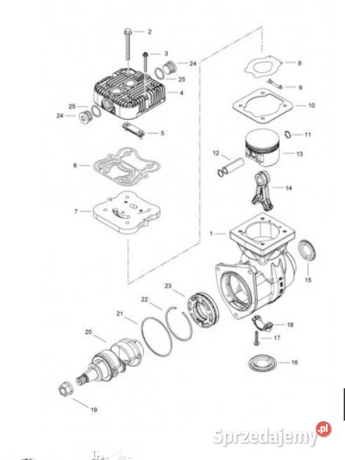 Kompresor powietrza WABCO 9121260020 Wilkowo