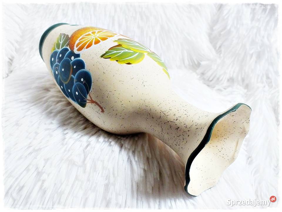 Stary wazon ręcznie malowany Owoce Włochy lata