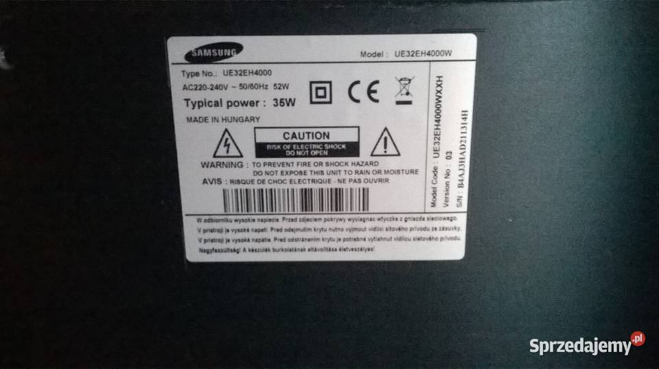 Samsung 32 UE32EH200W Ustka sprzedam