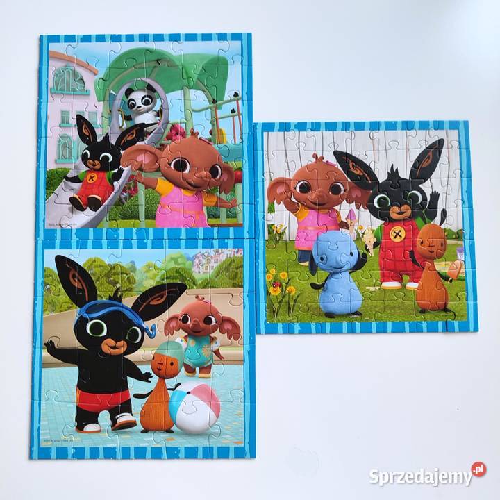 Puzzle 3w1 Bing zabawy z przyjaciółmi Trefl Puzzle Katowice