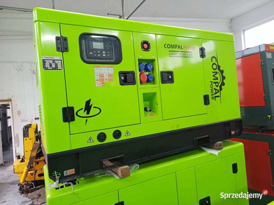 Agregat prądotwórczy COMPAL POWER 30 kW AVR ATS Łojowice