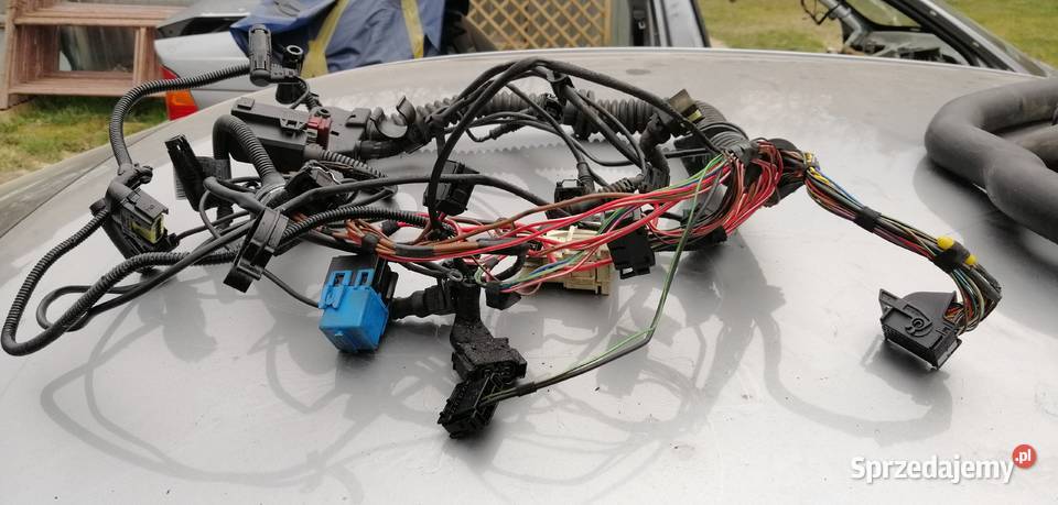 Bmw e46 20d 136 wiązka silnika europa kompletna układ elektryczny silnika Aleksandrów Łódzki