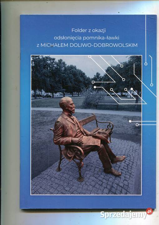 Folder z okazji odsłonięcia pomnika z Michałem zachodniopomorskie Szczecin