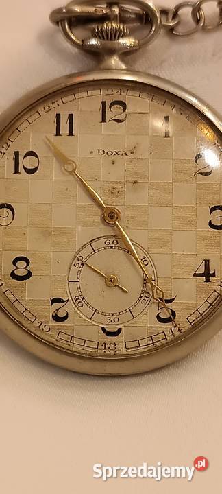 Zegarek kieszonkowy DOXA z dewizką Kraków