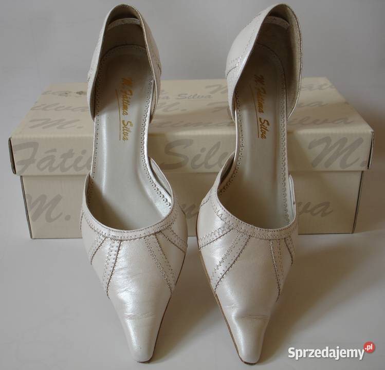 MFatima Silva 36 kremowo białe szpilki Zbylitowska Góra