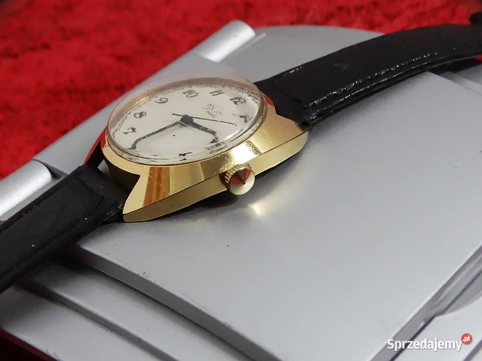 Zegarek POLJOT 17 JEWELS Pozłacany AU 10 Made in Biłgoraj