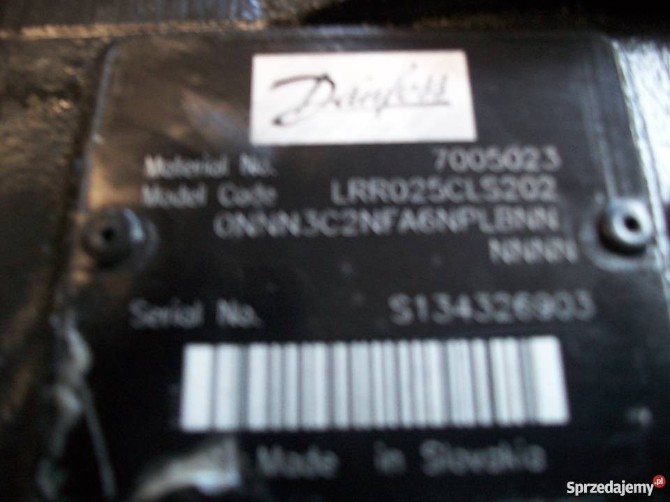 Pompa Danfoss LRR025CLS2020NNN3C2NFA6NPLBNNNNN małopolskie Olkusz