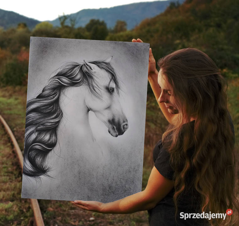 Rysunek ze zdjęcia Duży format Portret na