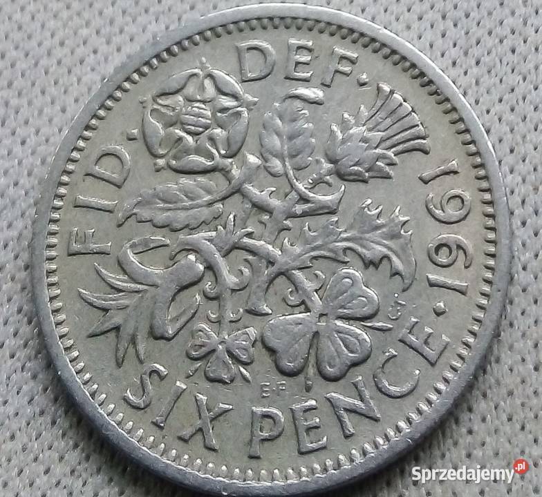 WIELKA BRYTANIASIX PENCE1961 r Legionowo sprzedam