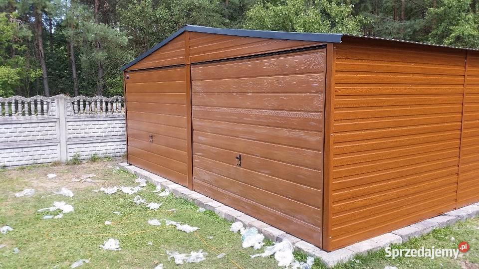 Garażegaraż blaszany 6x56x6 wzmacniany struktura mazowieckie Płońsk