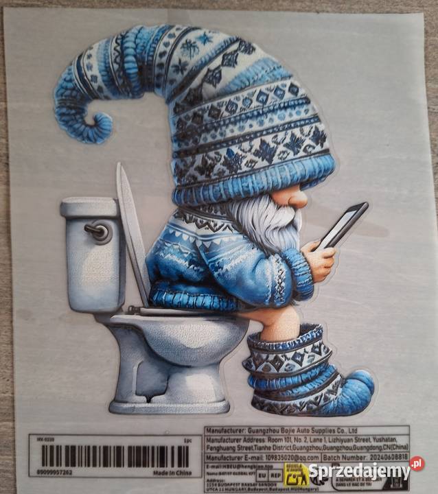 Naklejka do łazienki WC dekoracja ozdoba sprzedam